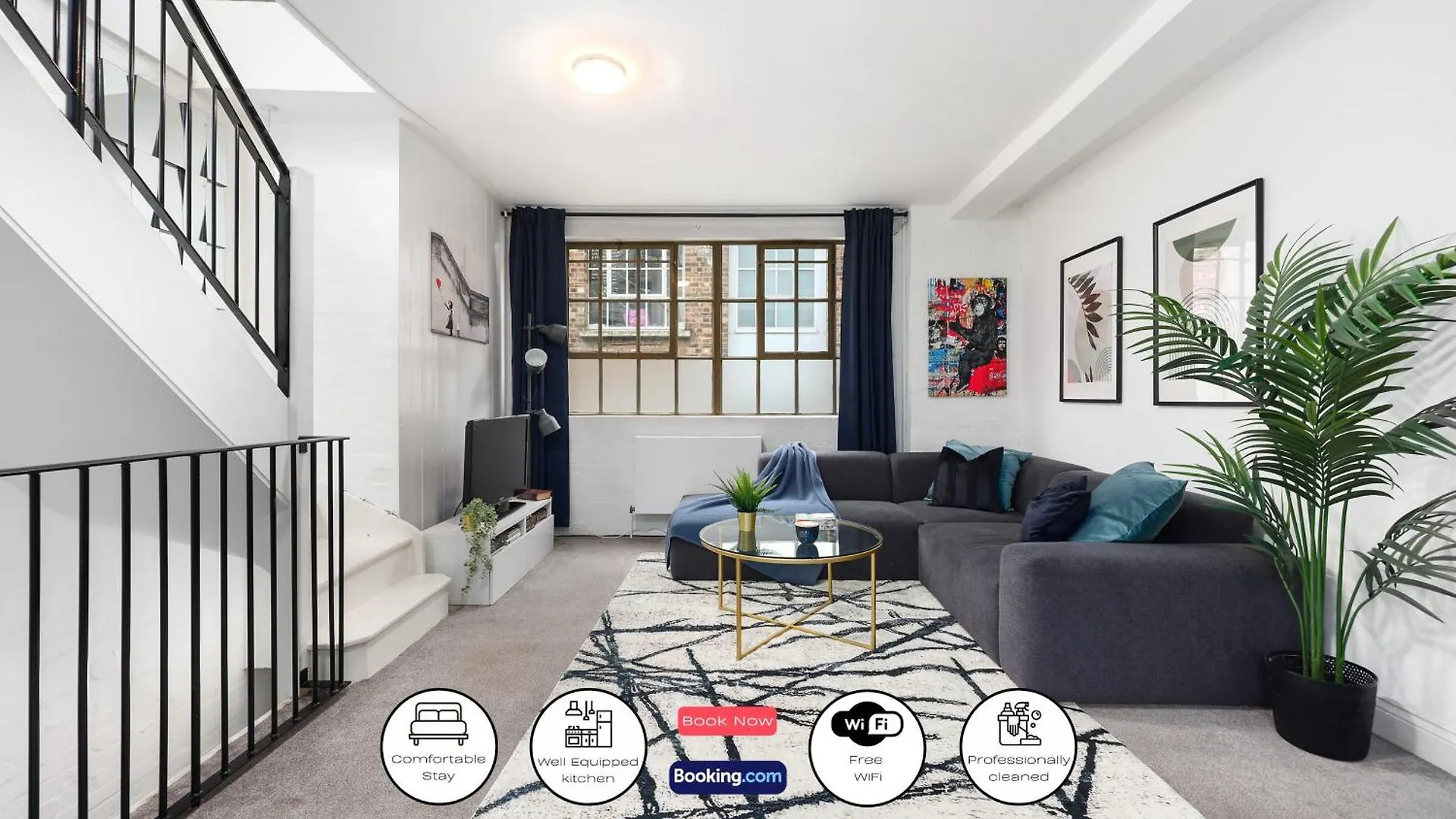 Two-Bedroom Apartment Short Term Rental & Flexible Renting Hackney With Free Wifi And Roof Terrace! Londýn